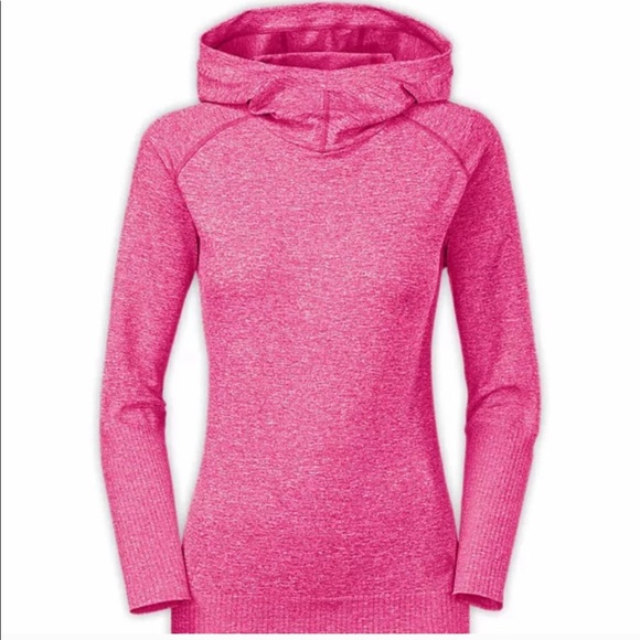 The North Fact Pink Go Seamless Hoodie (XS) - Picture 1 of 12